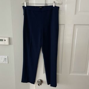 Theory crepe admiral blue pants